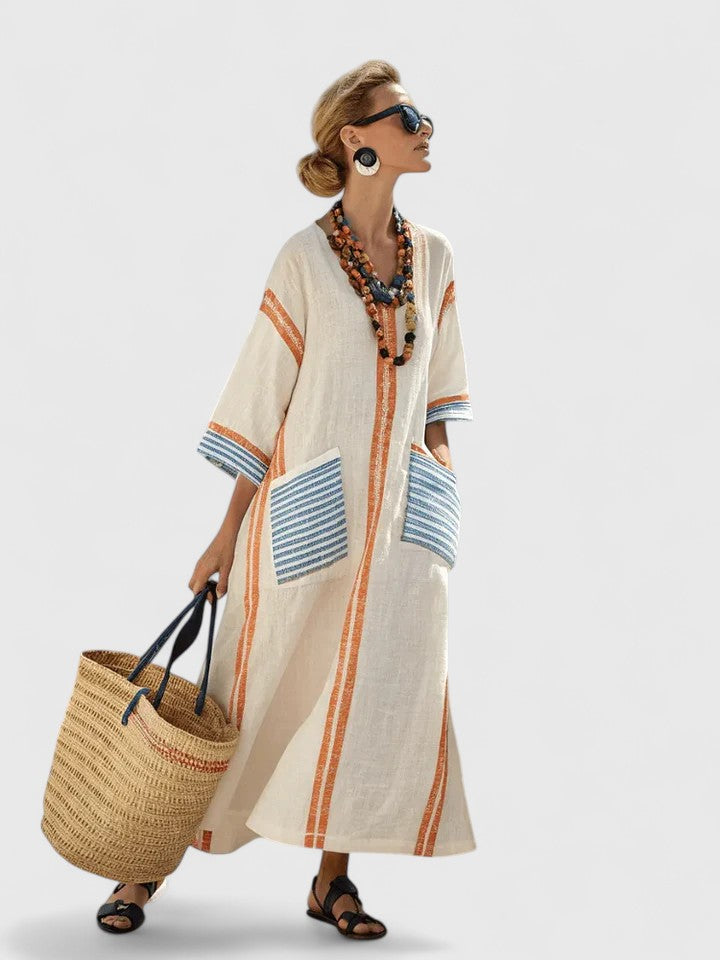 Elegantes Maxikleid für Frauen – Sommerkleid im Boho-Stil