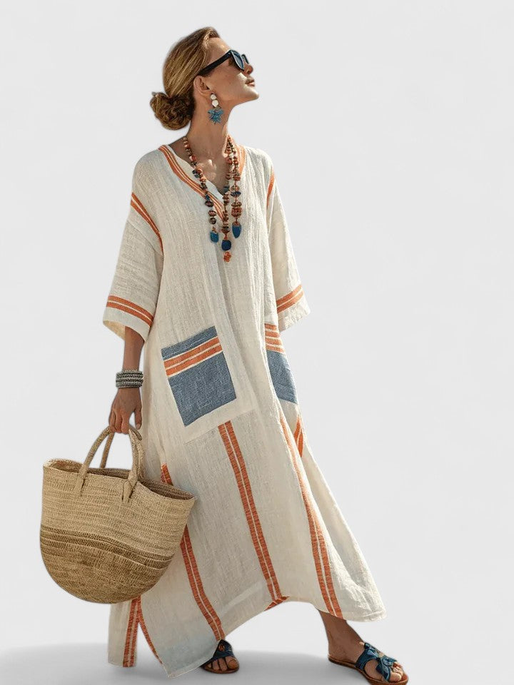 Elegantes Maxikleid für Frauen – Sommerkleid im Boho-Stil