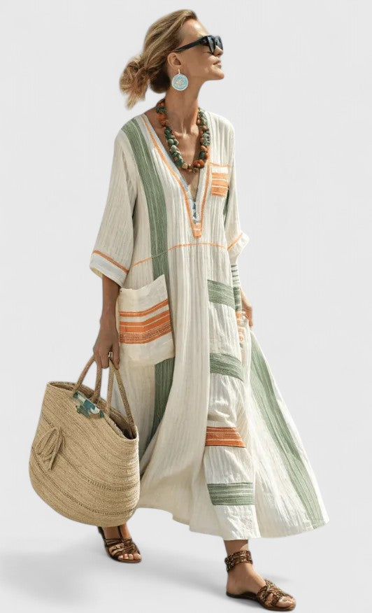 Elegantes Maxikleid für Frauen – Sommerkleid im Boho-Stil
