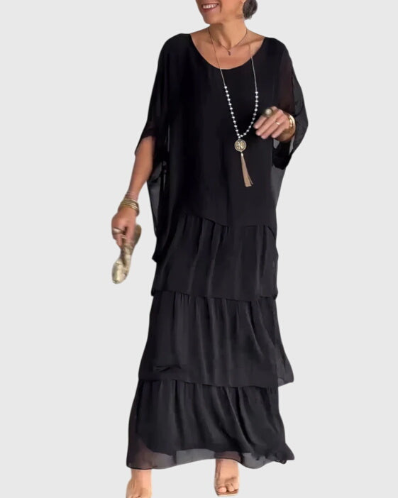 Elegantes Maxikleid für Frauen | Fließendes Sommerkleid für besondere Anlässe