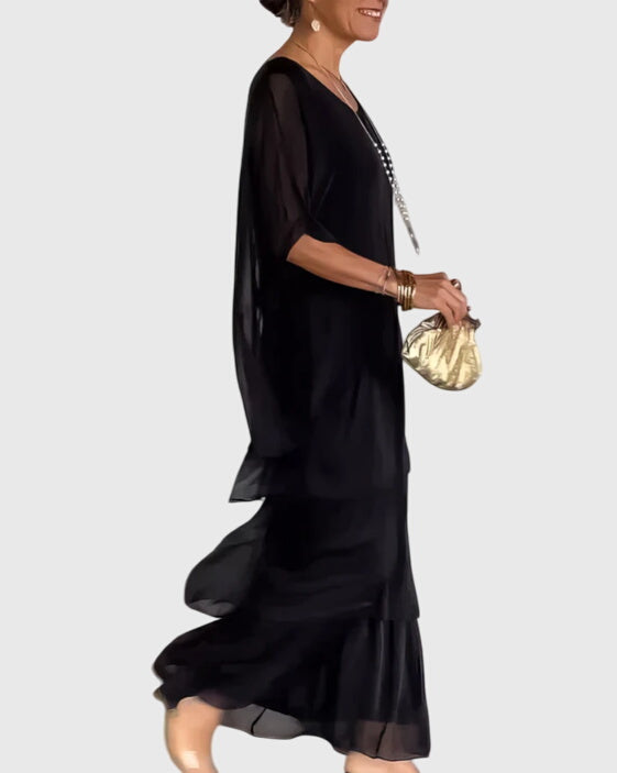 Elegantes Maxikleid für Frauen | Fließendes Sommerkleid für besondere Anlässe