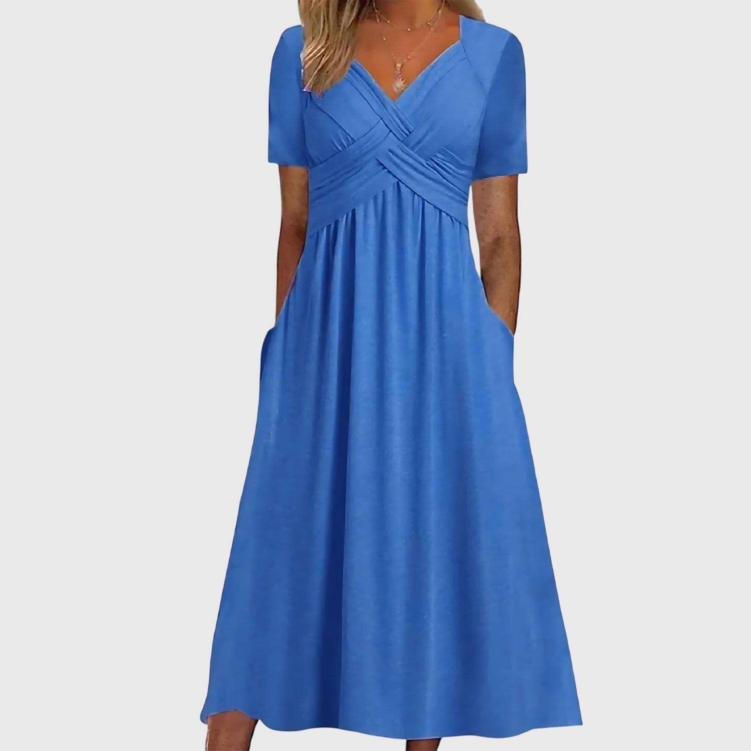 Elegantes Midikleid für Frauen mit Bauchkontrolle – Perfekt für jeden Anlass