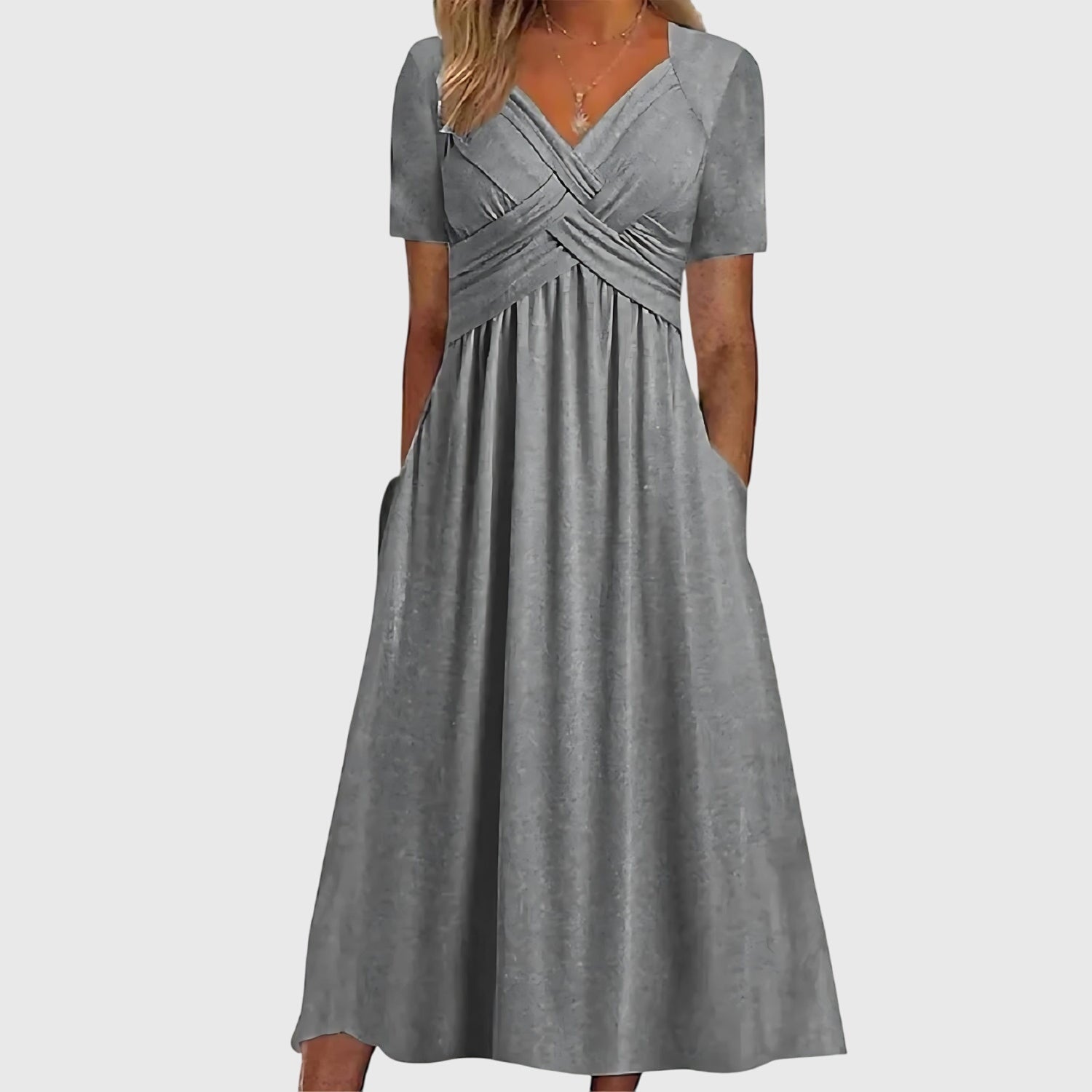 Elegantes Midikleid für Frauen mit Bauchkontrolle – Perfekt für jeden Anlass