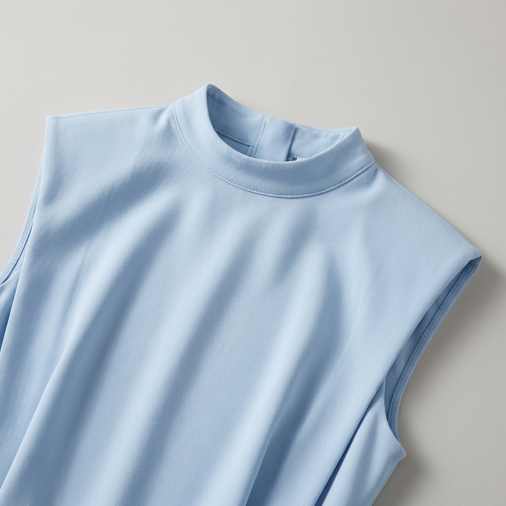 Elegantes Midikleid mit Rundhalsausschnitt und Schlitz für jeden Anlass
