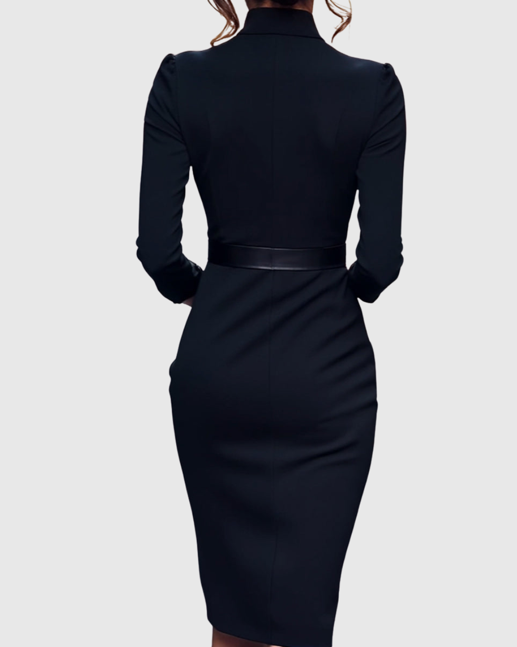 Elegantes Midikleid mit Wickelausschnitt für Damen - Vielseitig und Stilvoll