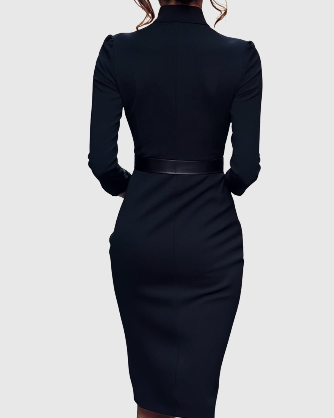 Elegantes Midikleid mit Wickelausschnitt für Damen - Vielseitig und Stilvoll