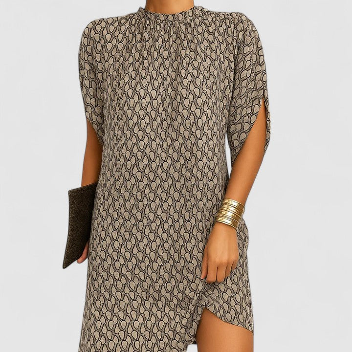 Elegantes Sommerkleid für Frauen mit Rüschen und Schulterausschnitten