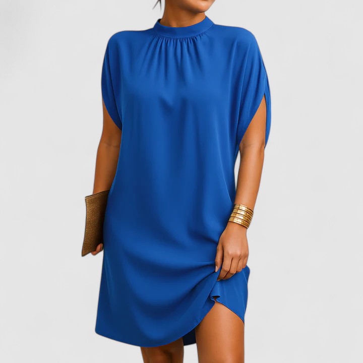 Elegantes Sommerkleid für Frauen mit Rüschen und Schulterausschnitten