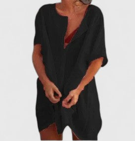 Elegantes Tunikakleid Damen – Sommerkleid für Jeden Anlass, Vielseitig und Schmeichelhaft, Perfekt für Warme Tage