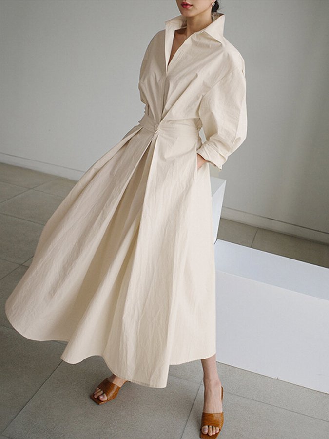Elegantes langes Kleid für Damen – zeitlos und vielseitig