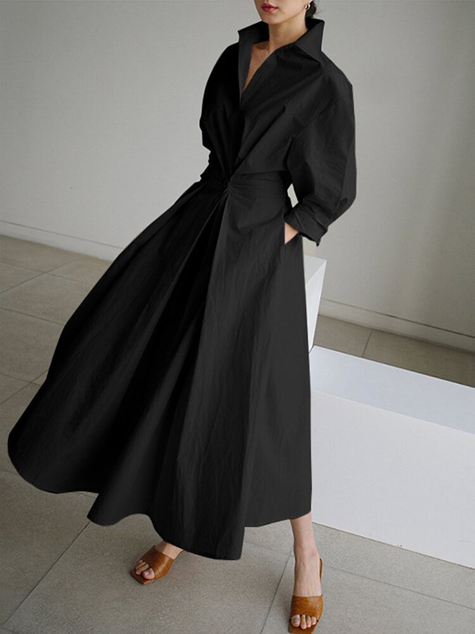 Elegantes langes Kleid für Damen – zeitlos und vielseitig