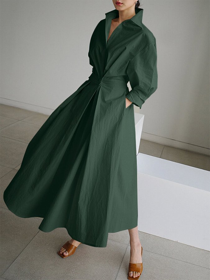 Elegantes langes Kleid für Damen – zeitlos und vielseitig