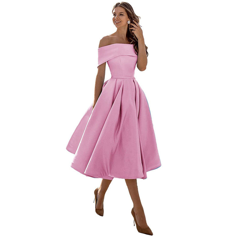 Elegantes trägerloses Partykleid für besondere Anlässe | Hochwertige Silhouette