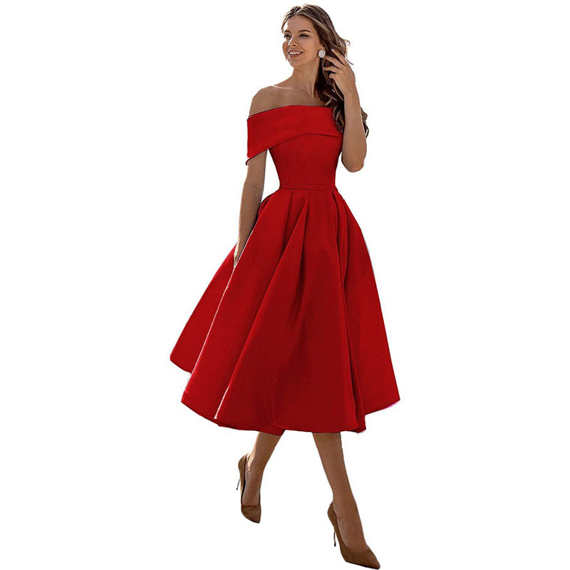 Elegantes trägerloses Partykleid für besondere Anlässe | Hochwertige Silhouette