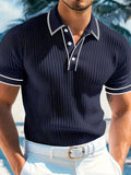 Polohemd Herren | Gerippt & Elegant