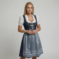 Traditionelles Dirndlkleid mit Schürze und Schnürung für Damen
