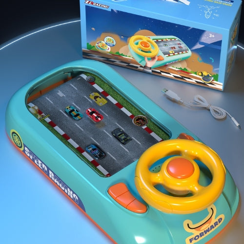 Fahrsimulator für Kinder – Lernlenkrad mit lustigen Geräuschen zum Lernen und Spielen