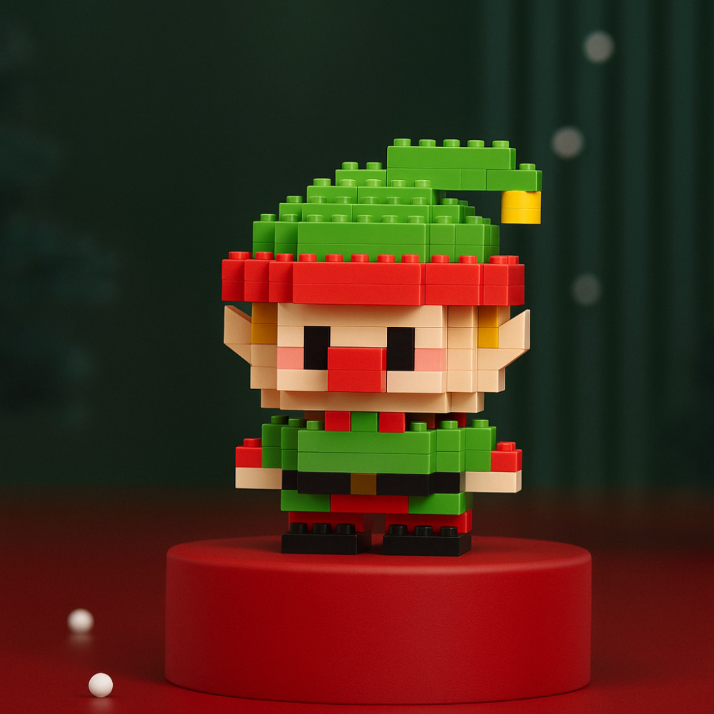 FestiveBlocks | Kreatives Bauspielzeug-Set für weihnachtlichen Familienspaß
