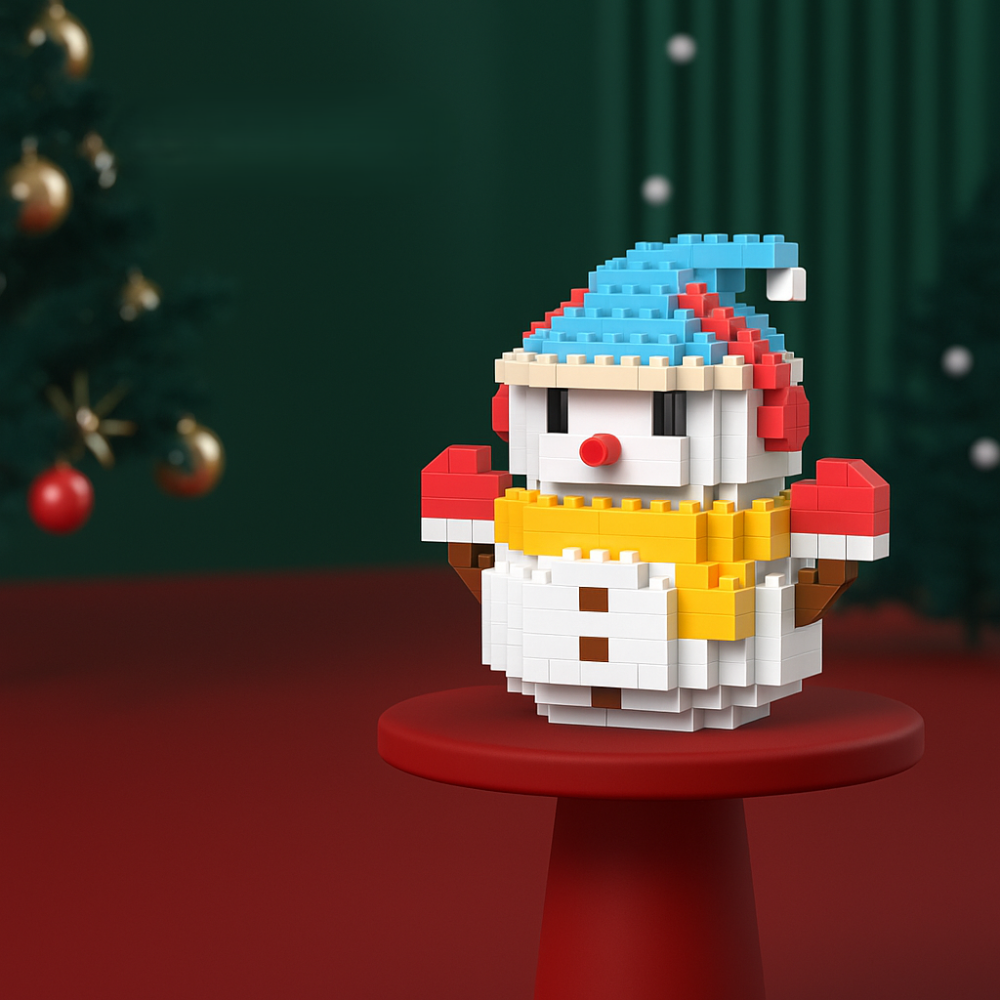 FestiveBlocks | Kreatives Bauspielzeug-Set für weihnachtlichen Familienspaß