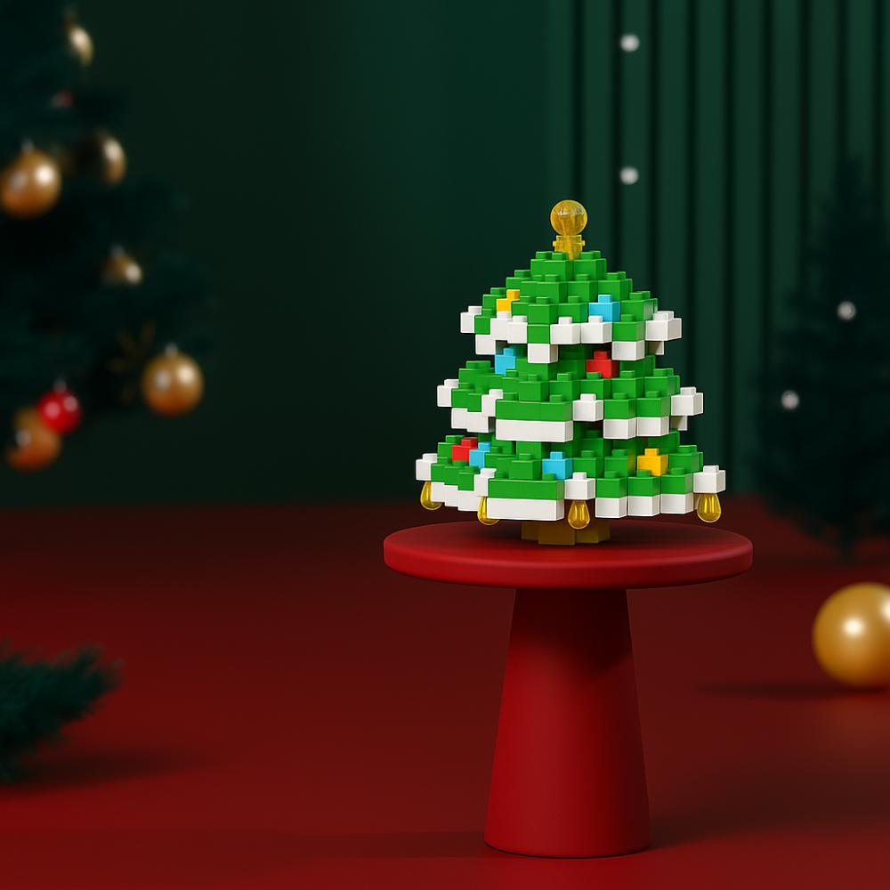 FestiveBlocks | Kreatives Bauspielzeug-Set für weihnachtlichen Familienspaß