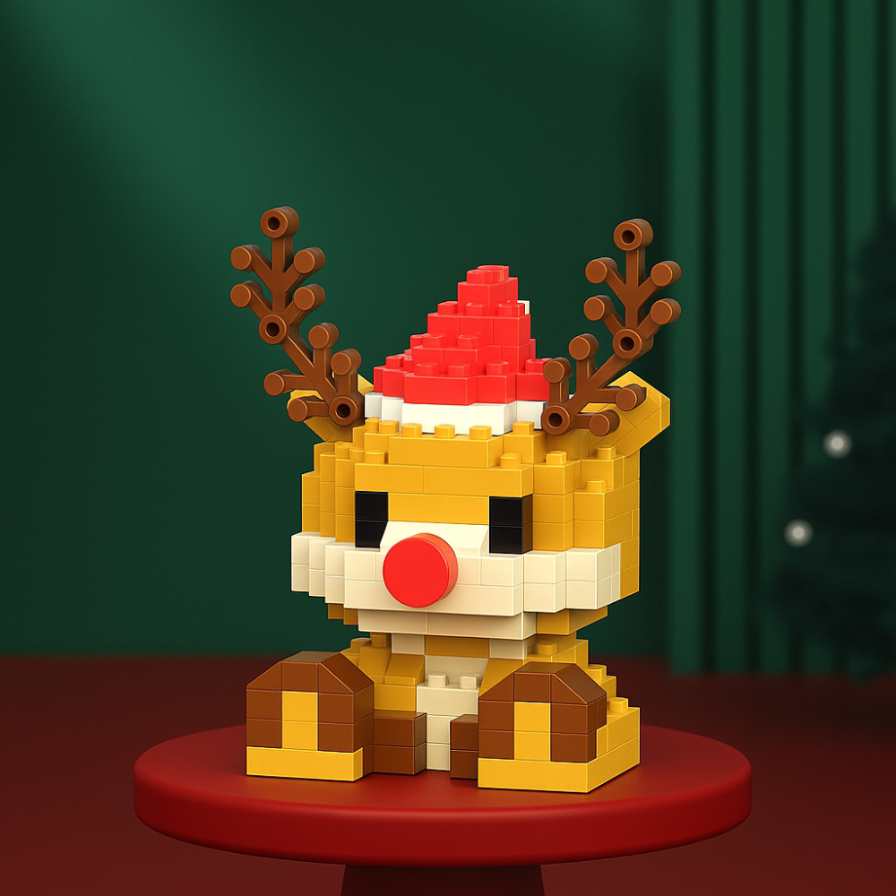 FestiveBlocks | Kreatives Bauspielzeug-Set für weihnachtlichen Familienspaß