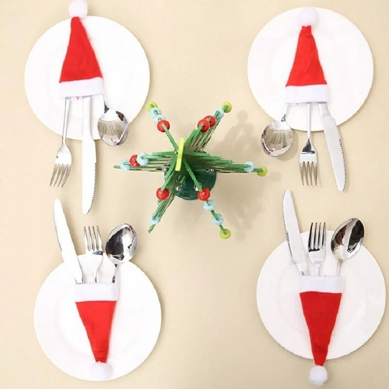FestiveHolder | Weihnachtliches Besteckset für die festliche Tischdekoration