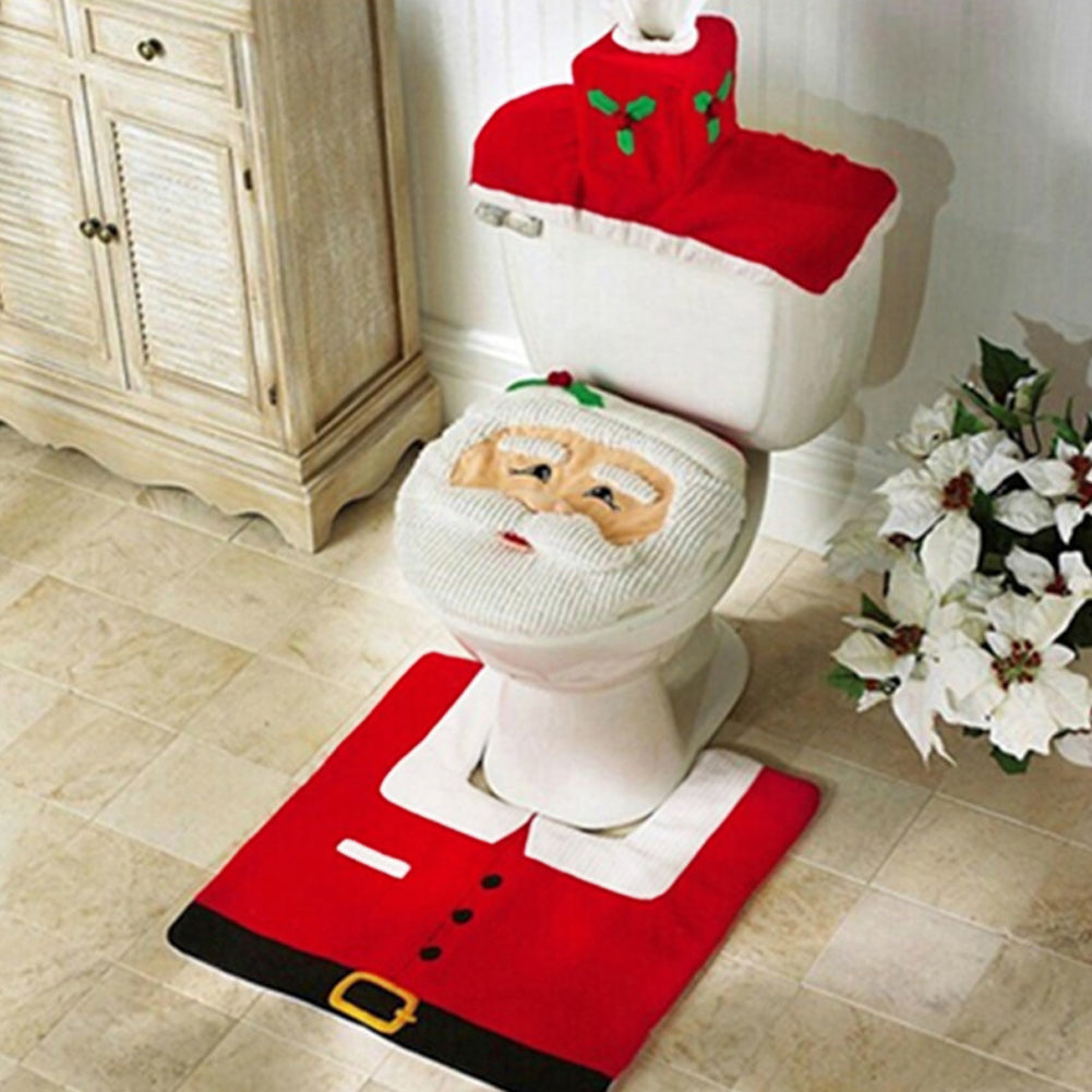 Festlicher Weihnachtsmann | Weihnachtsmann-Badematte für weihnachtliche Wohnungen