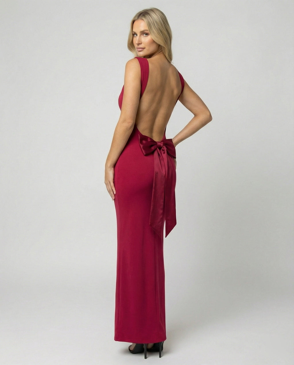 Damen Elegante Bodycon Maxikleid für Hochzeitgäste
