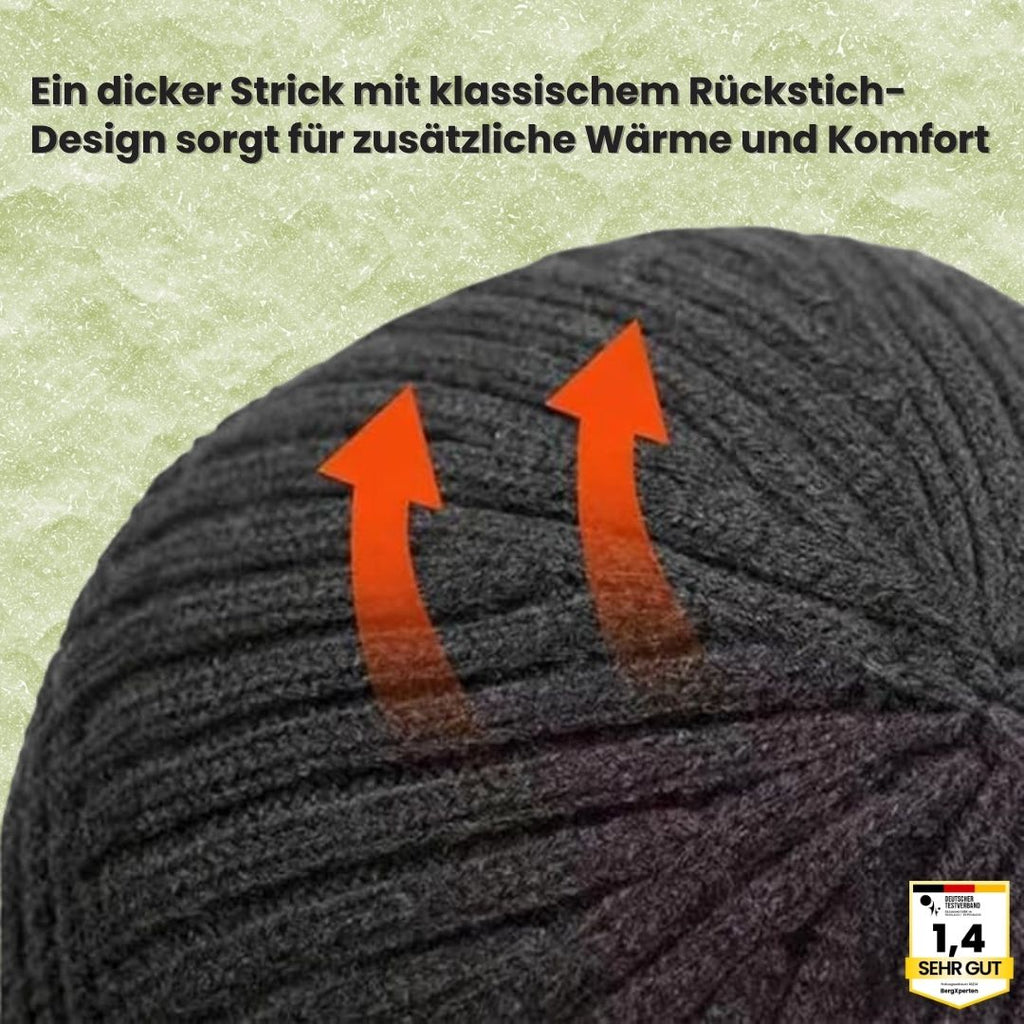 Fjordwarm / Skandinavische Wintermütze mit Ohrenschutz (Unisex-Einheitsgröße)