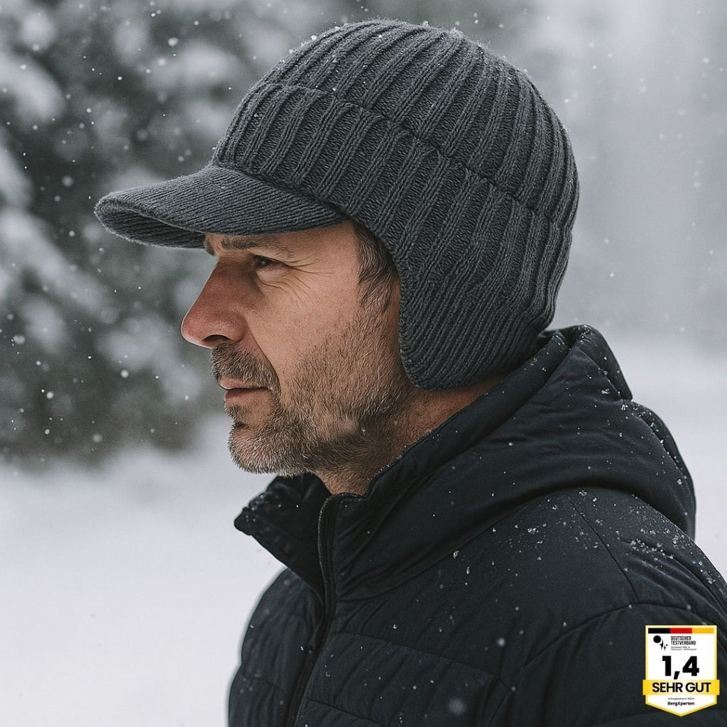 Fjordwarm / Skandinavische Wintermütze mit Ohrenschutz (Unisex-Einheitsgröße)