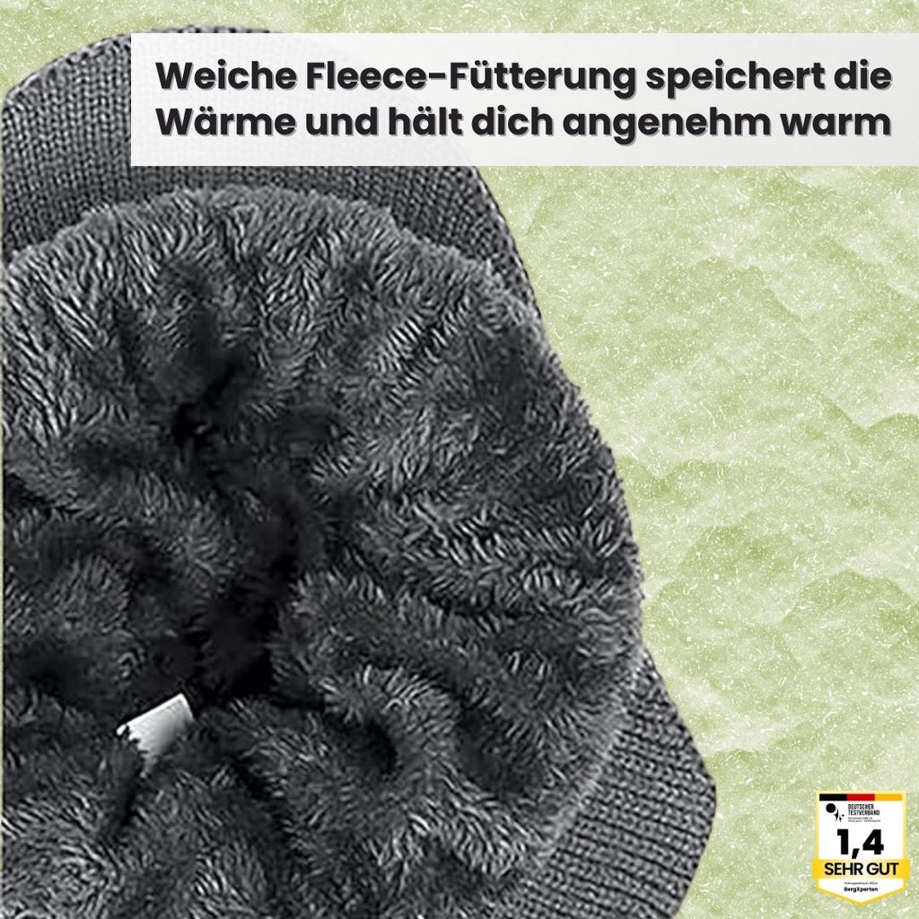 Fjordwarm / Skandinavische Wintermütze mit Ohrenschutz (Unisex-Einheitsgröße)