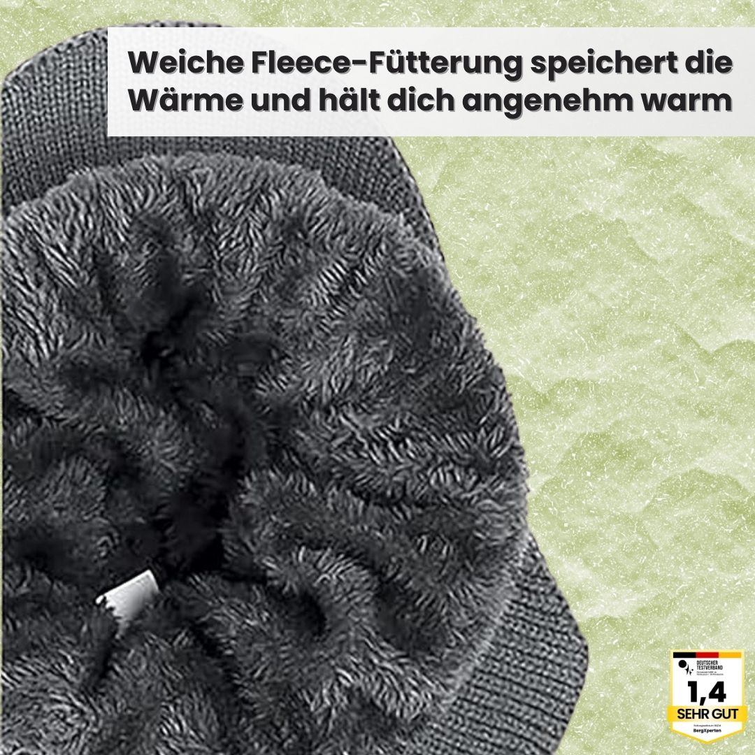 Fjordwarm / Skandinavische Wintermütze mit Ohrenschutz (Unisex-Einheitsgröße)