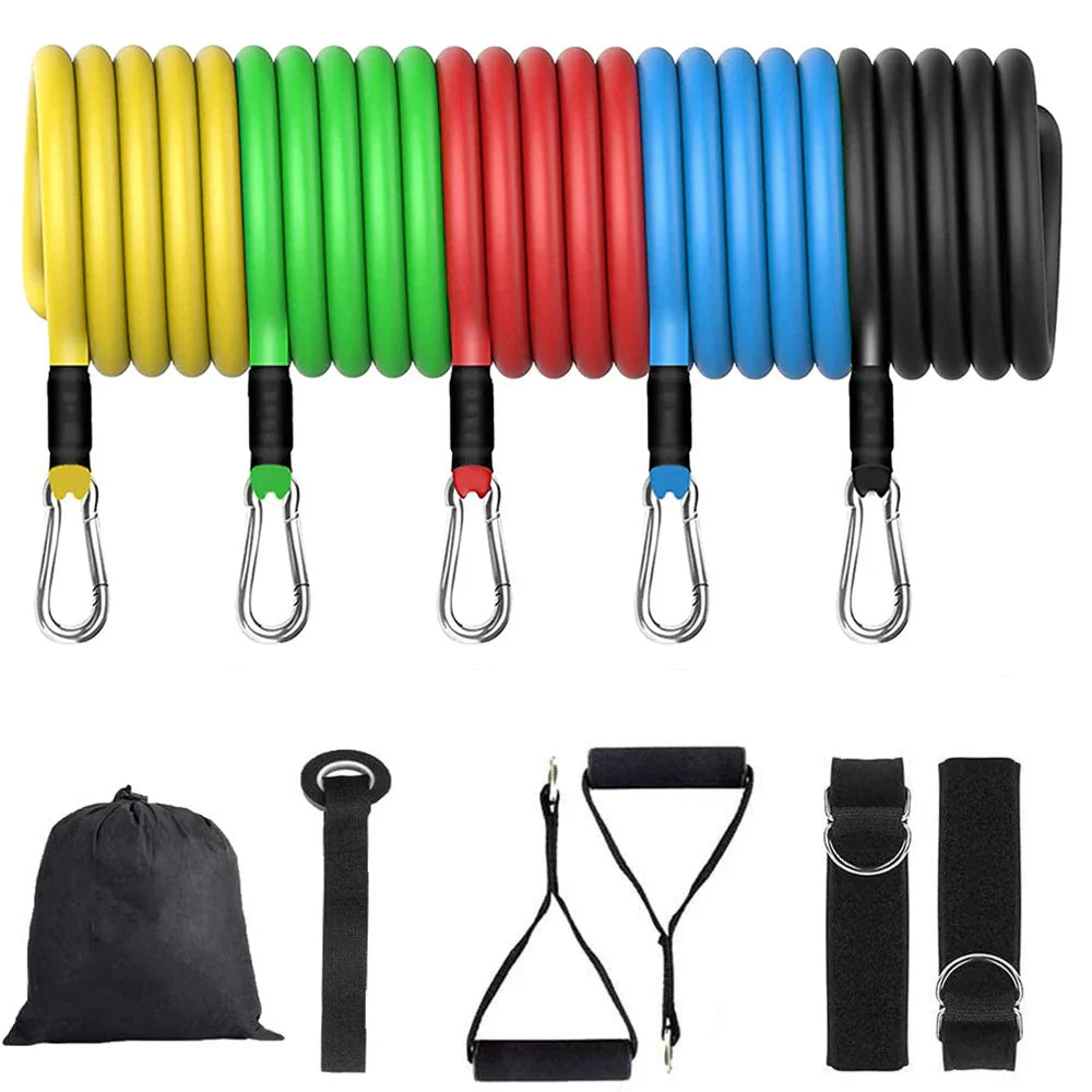 FlexFit Widerstandsband-Set – Für Krafttraining und Flexibilität