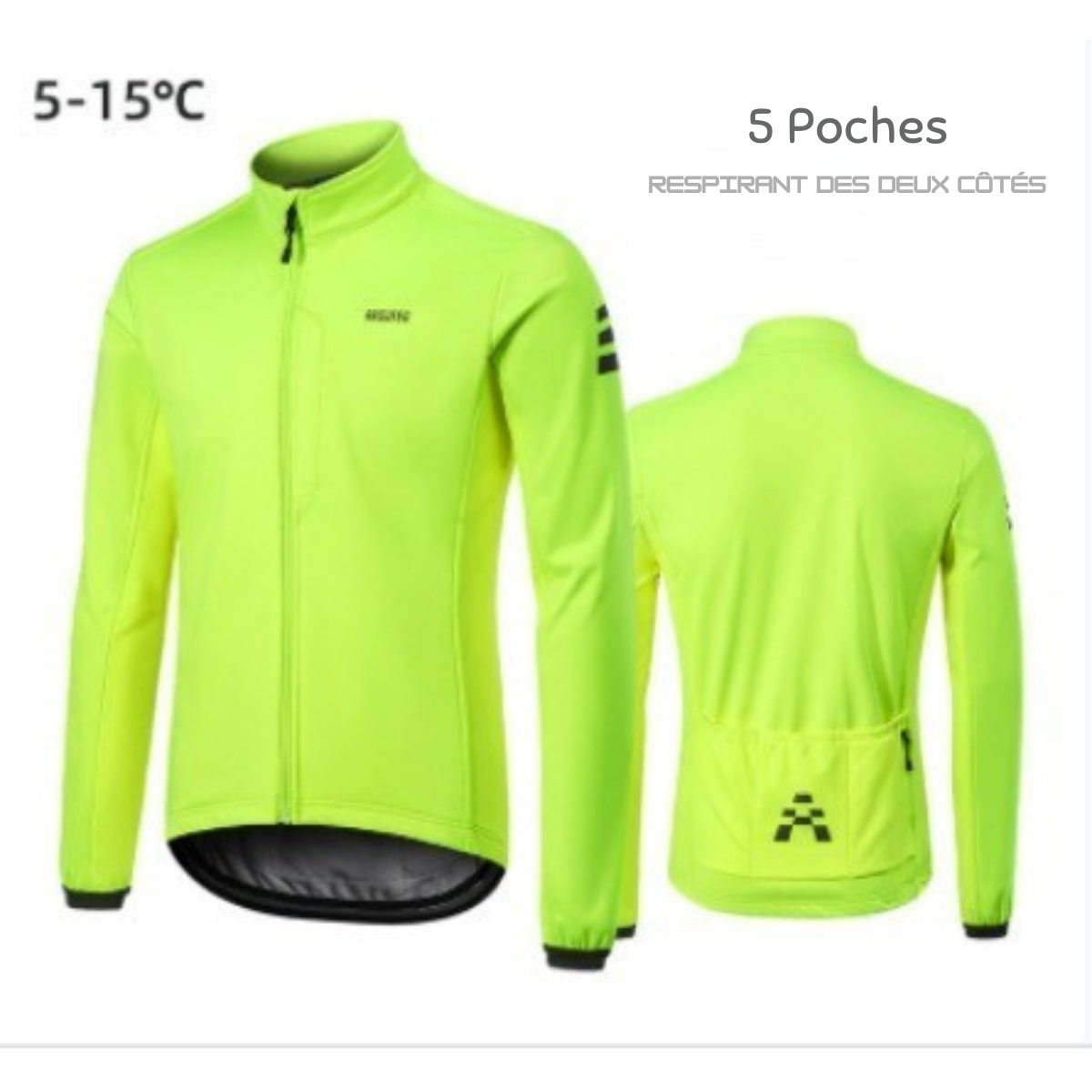 Winter-Radjacke | winddicht, warm und mit Fleece-Futter