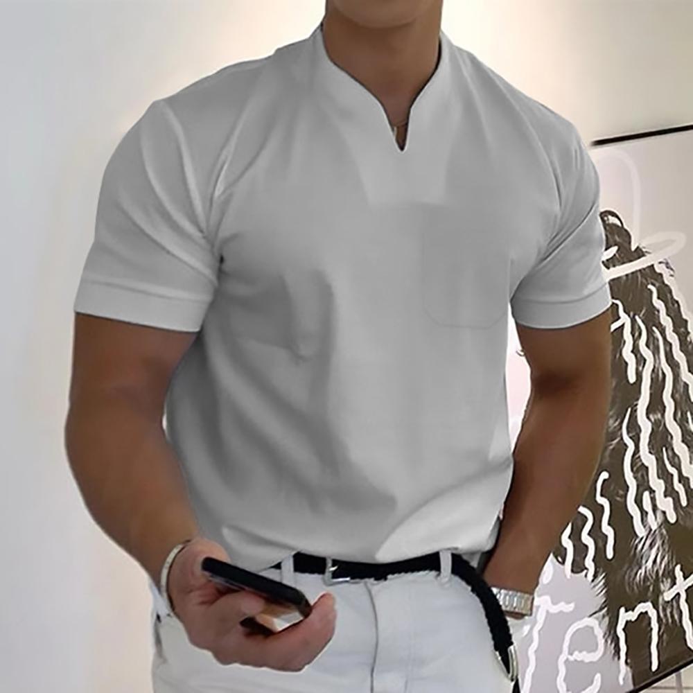 Freizeithemd Herren | Stehkragen & Eleganter Komfort