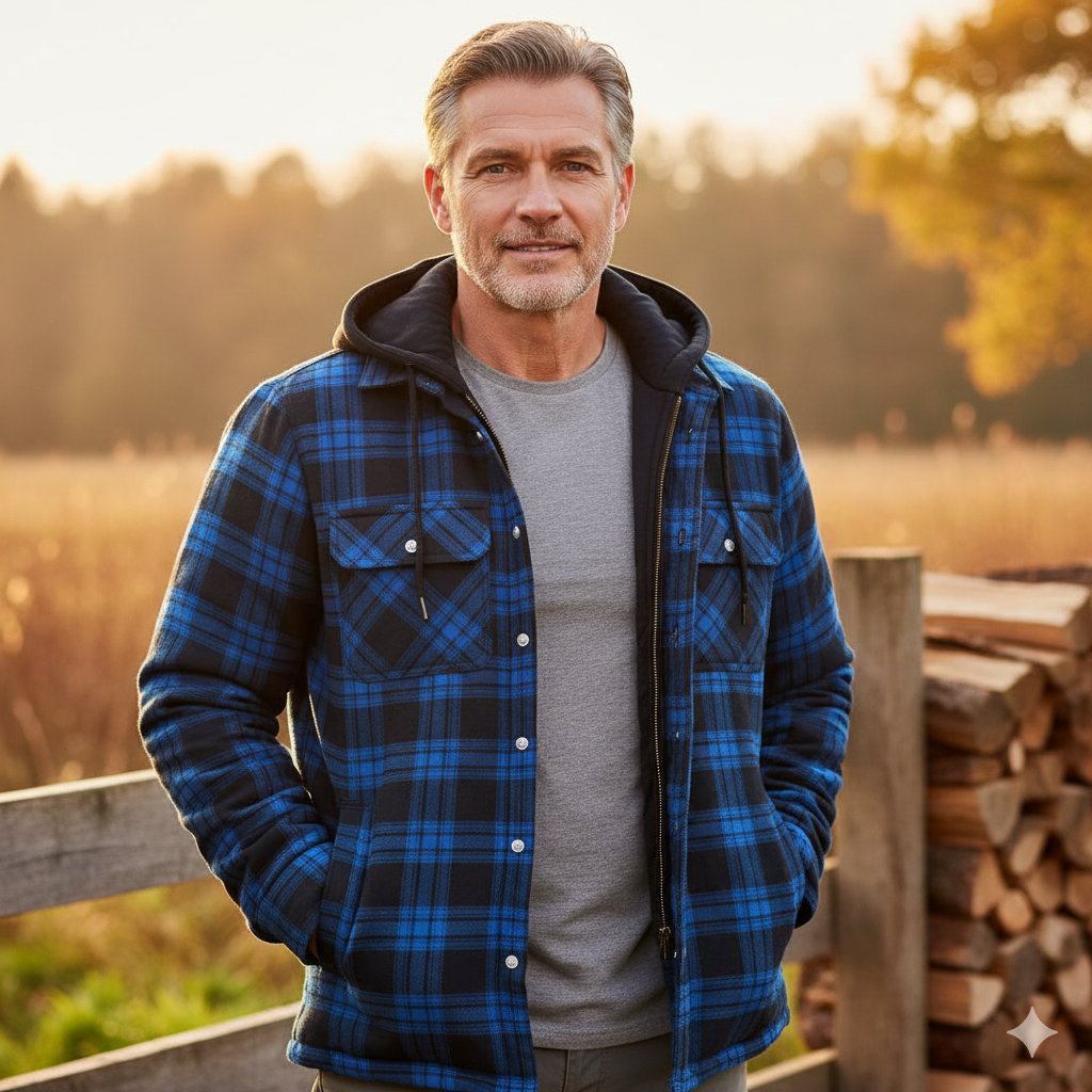 AREND™ / WARME HERRENJACKE AUS HOCHWERTIGER WOLLMISCHUNG