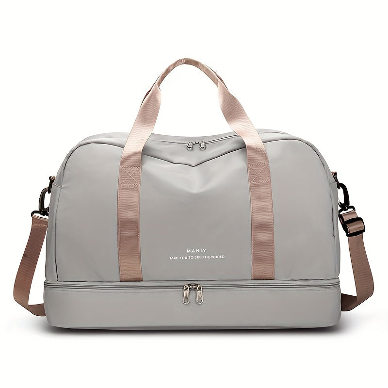 Geräumige Unisex-Reisetasche für Abenteuer aus veganem Leder