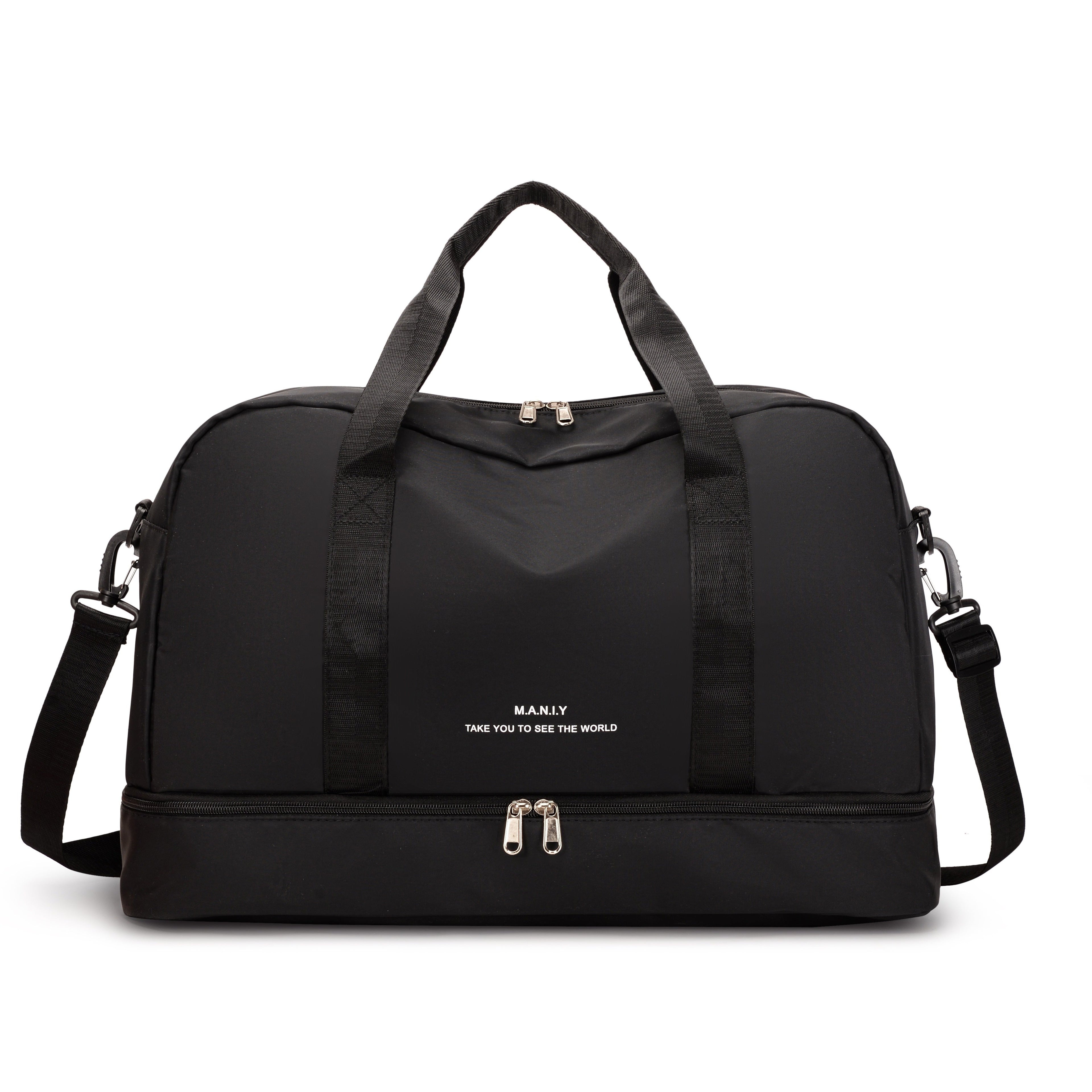 Geräumige Unisex-Reisetasche für Abenteuer aus veganem Leder