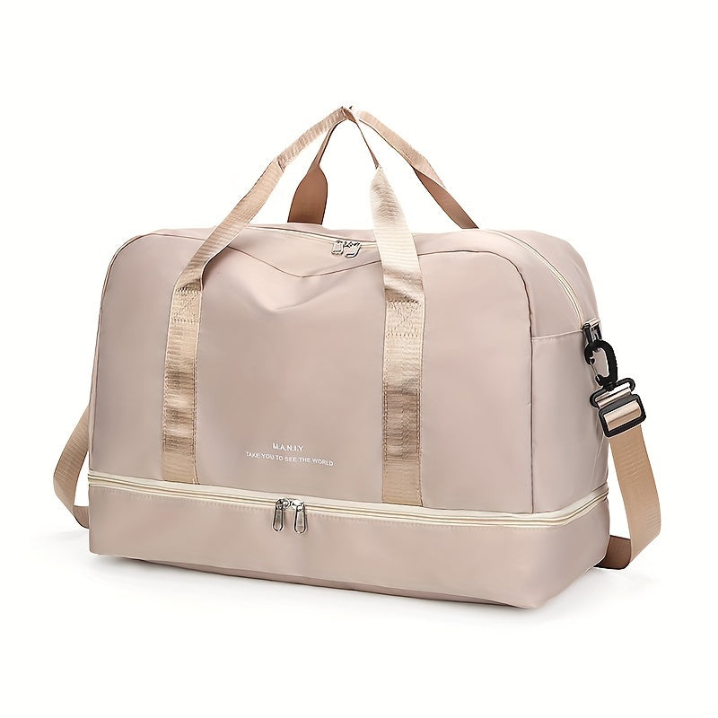 Geräumige Unisex-Reisetasche für Abenteuer aus veganem Leder