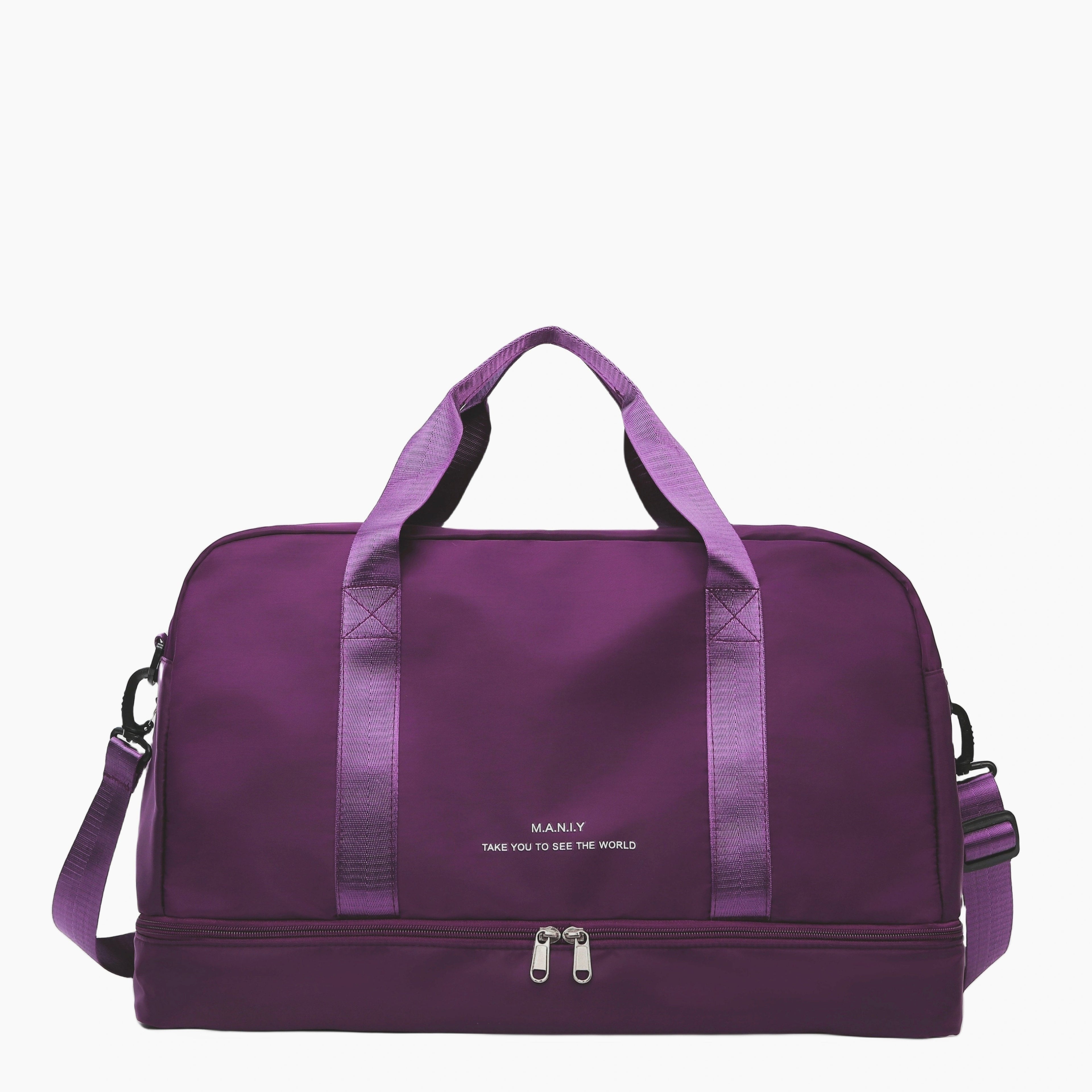 Geräumige Unisex-Reisetasche für Abenteuer aus veganem Leder