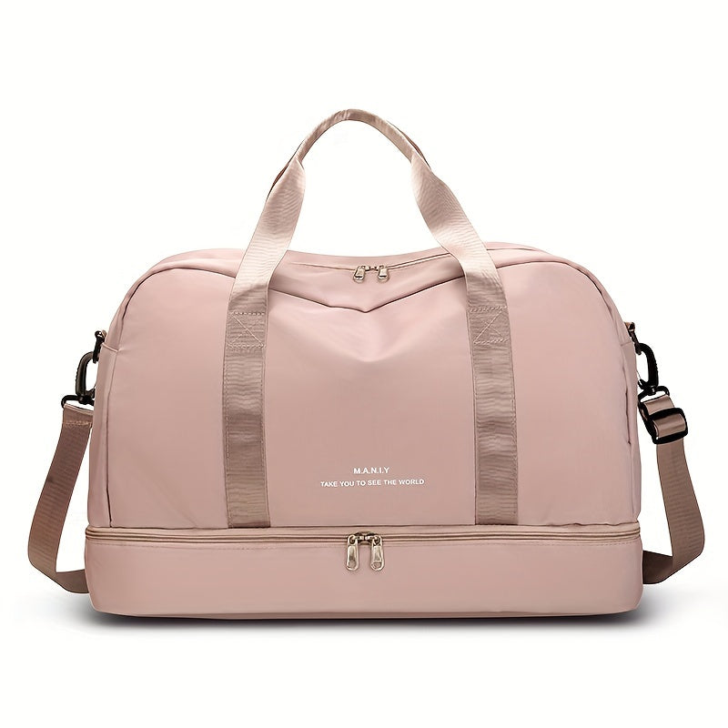 Geräumige Unisex-Reisetasche für Abenteuer aus veganem Leder