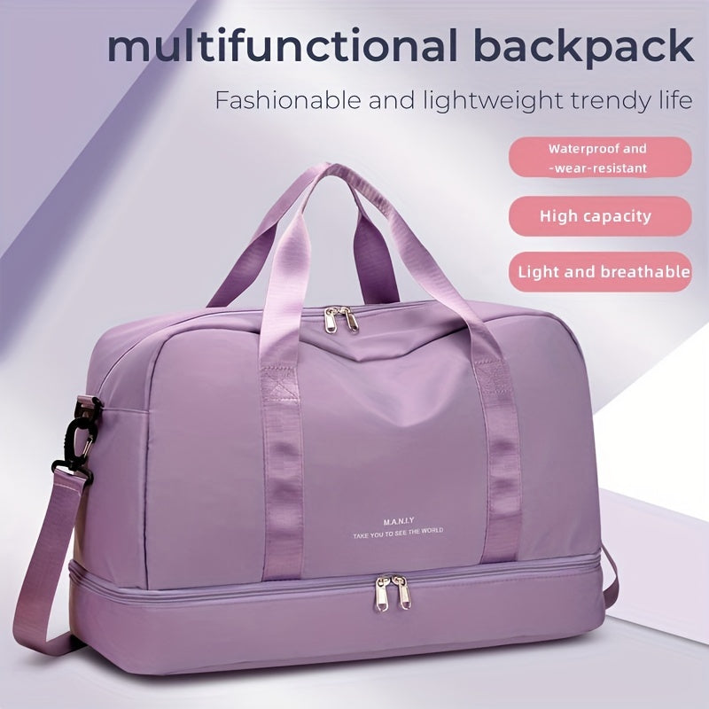 Geräumige Unisex-Reisetasche für Abenteuer aus veganem Leder