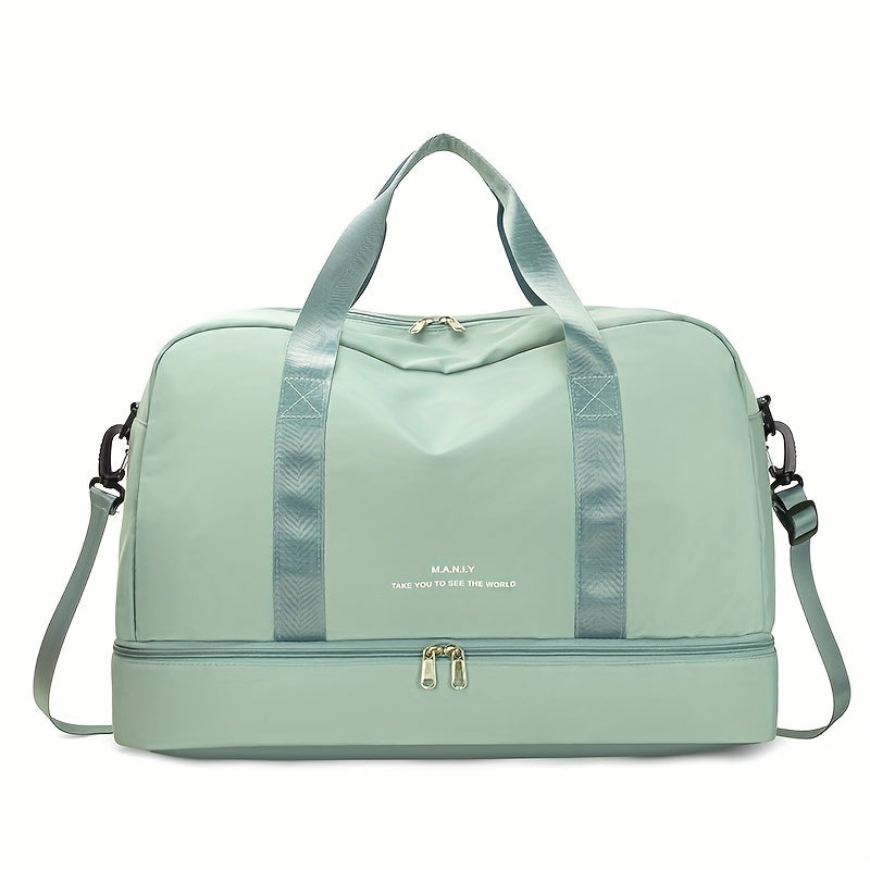 Geräumige Unisex-Reisetasche für Abenteuer aus veganem Leder