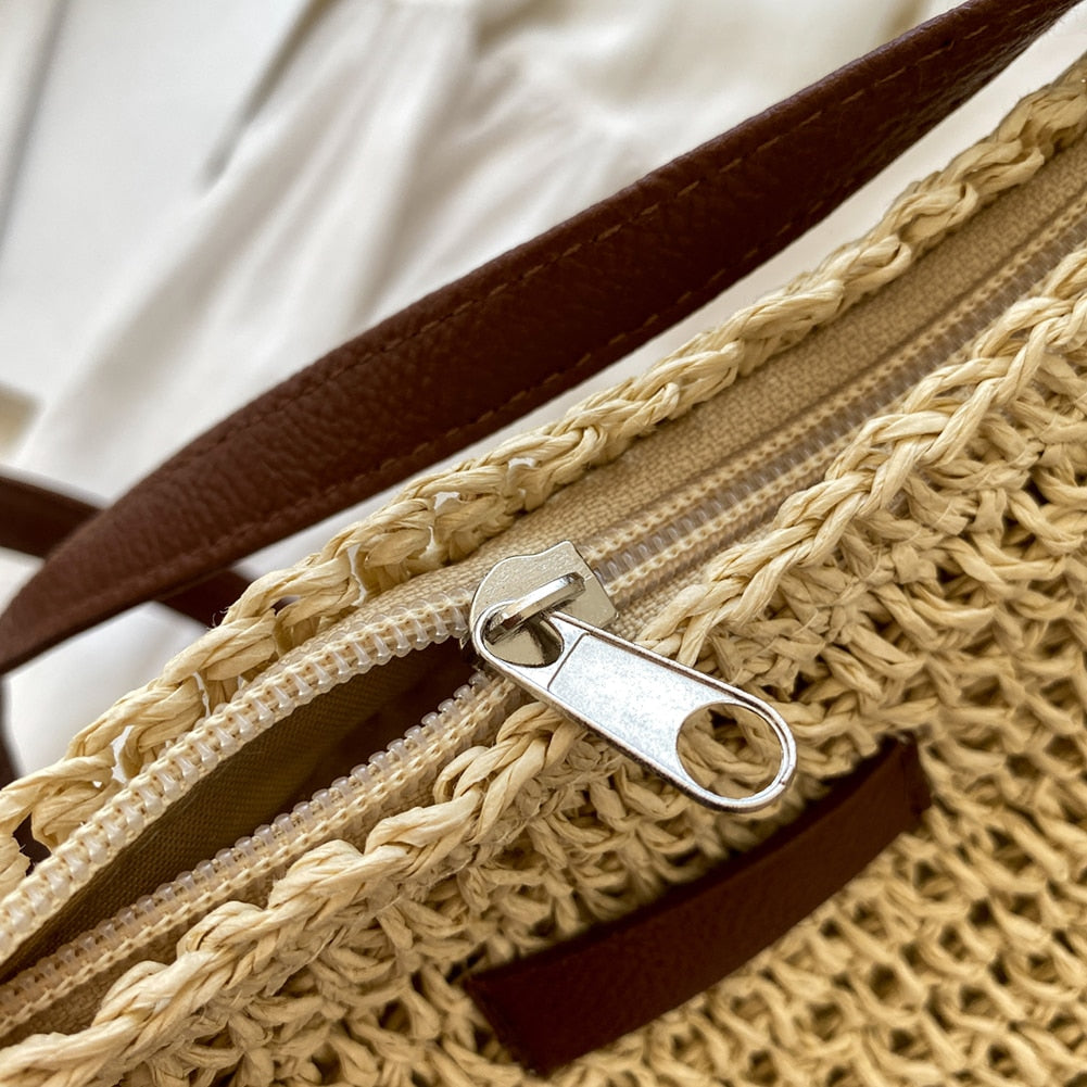 Geräumige und strapazierfähige Schultertasche im Boho-Stil für Damen
