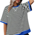 Gestreiftes T Shirt Damen | Oversized Fit & Retro-Style