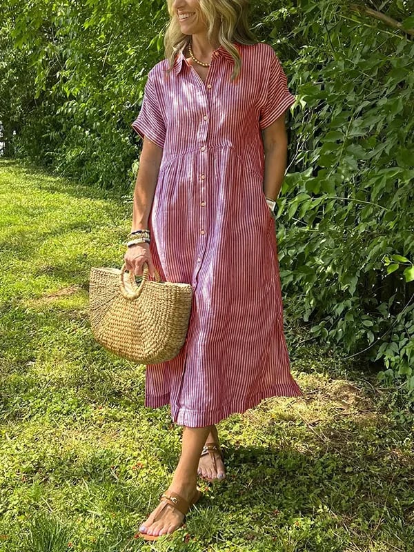 Gestreiftes Langarmhemd Damen – Elegantes, Luftiges Design für Sommer, Schmeichelhafte Passform, Vielseitig Kombinierbar