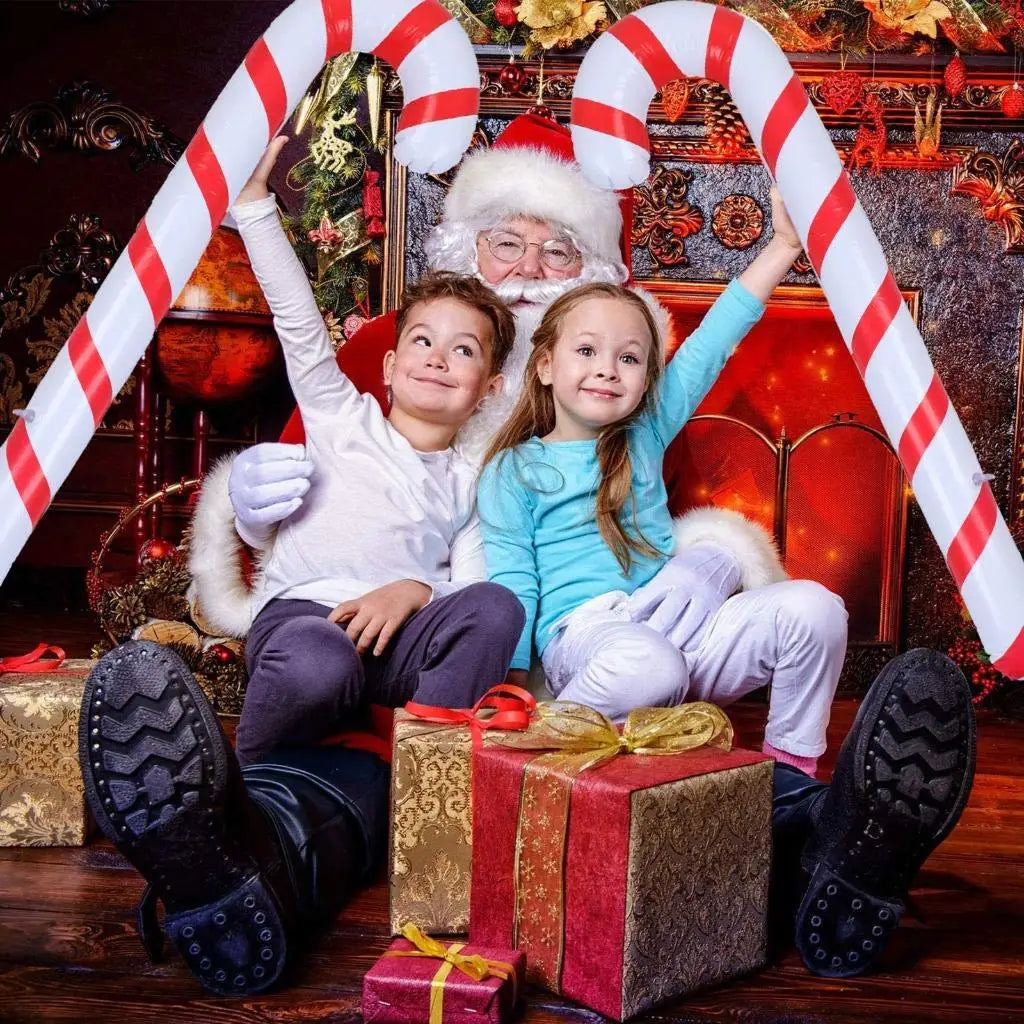 GiantCandy | Aufblasbare Weihnachtszuckerstangen-Dekorationen