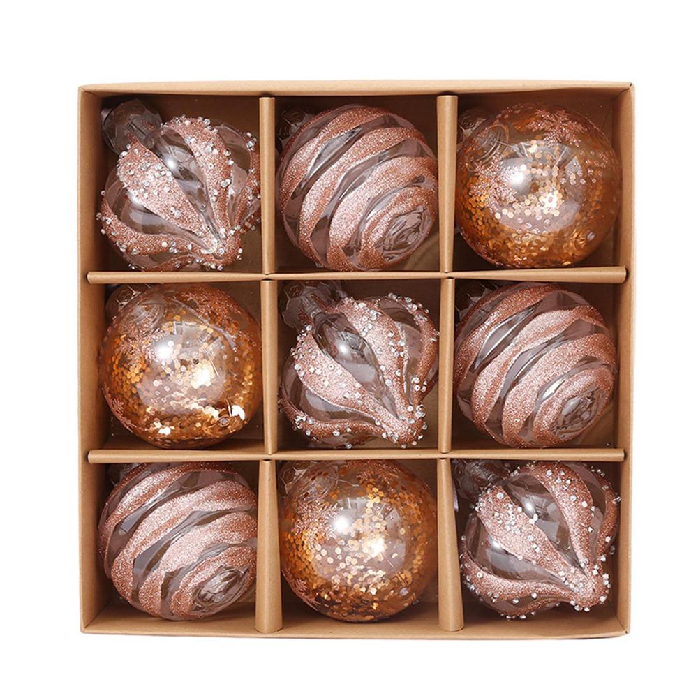 GoldElegance | Luxuriöses goldenes Christbaumkugel-Set