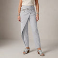 High Waist Hose für Damen mit Gürtel im eleganten tapered Schnitt mit Wickel Optik