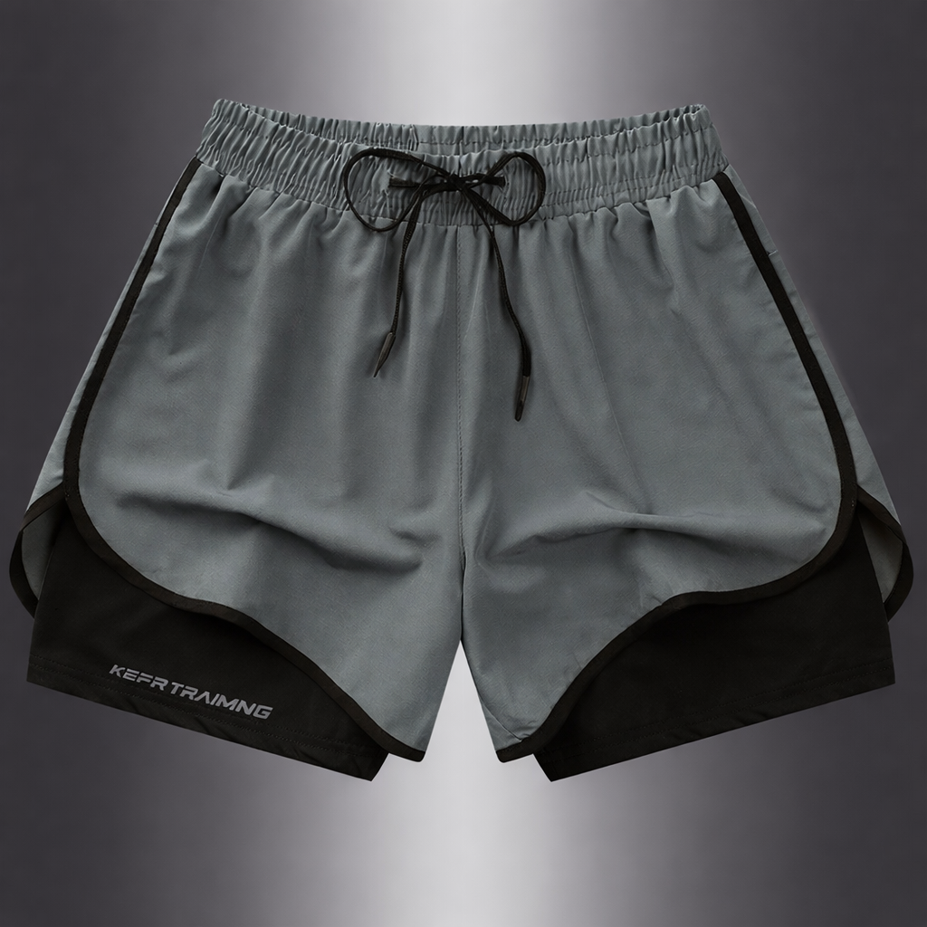 Geometrische Sportshorts für Damen – Stylisch und atmungsaktiv für Fitness und Laufen